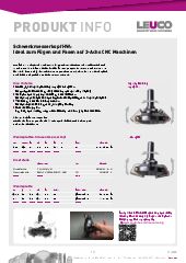LEUCO Schwenkmesserkopf für CNC