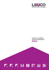 LEUCO, Werkzeugkatalog, Werkzeugprogramm